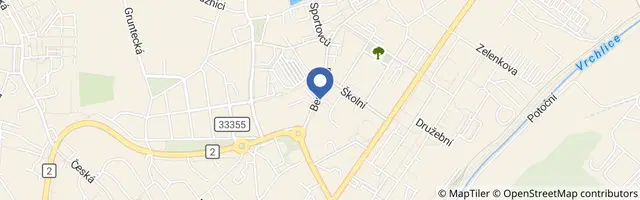 Mapa - Penzion Benešova 6