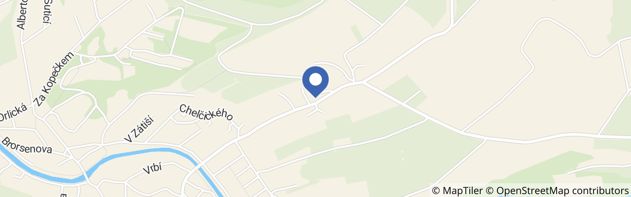 Mapa - Chalupa Bella