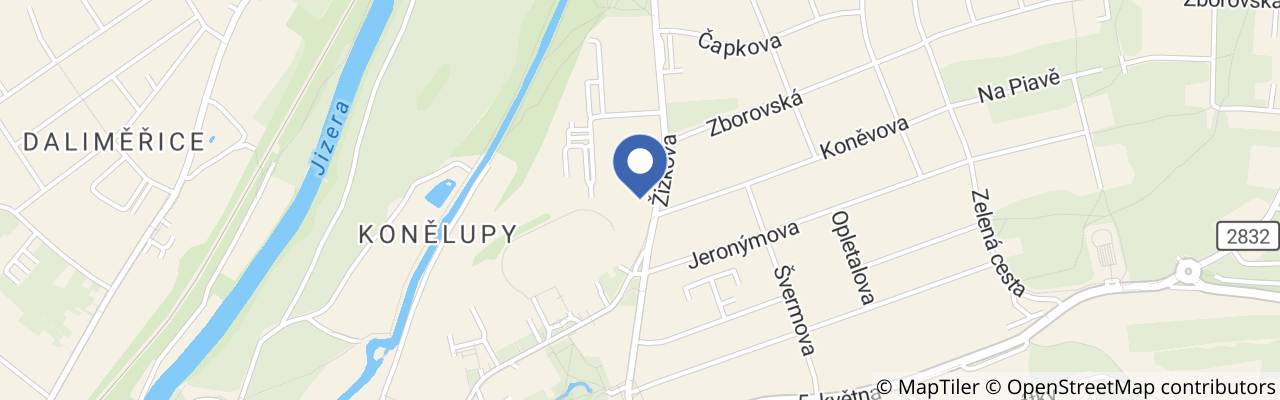 Mapa - Penzion Bejby