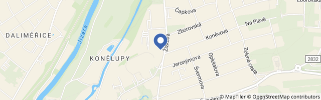 Mapa - Penzion Bejby