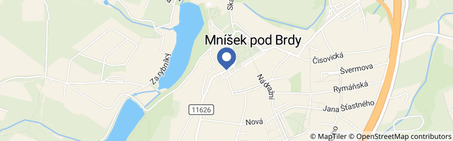 Mapa - Apartmány Malý mnich