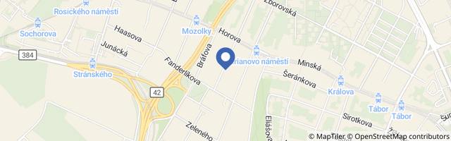 Mapa - Apartmány Čajkovskij