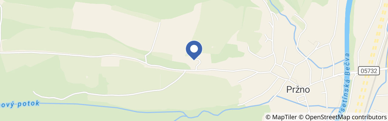 Mapa - Dům nad Pržnem