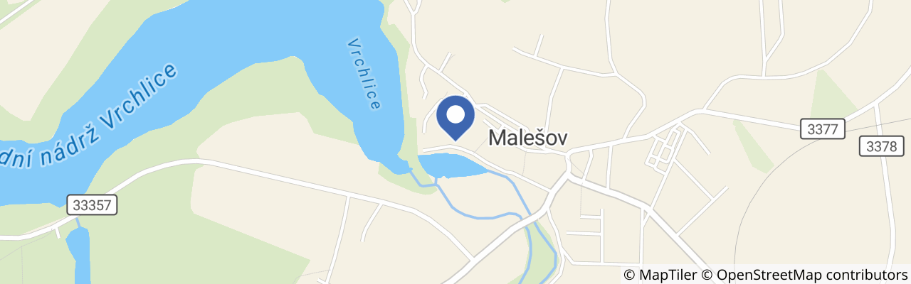 Mapa - Kemp Malešov