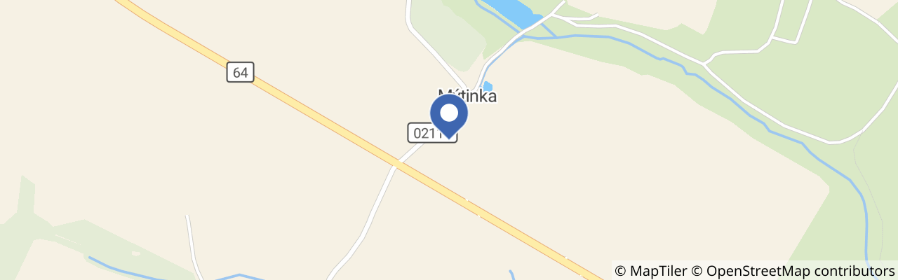 Mapa - Hrázděný statek Mýtinka