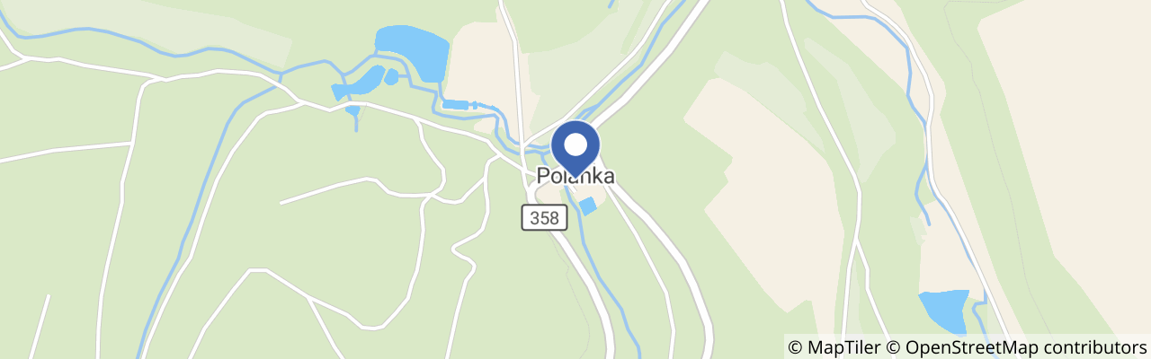 Mapa - Chata Polanka