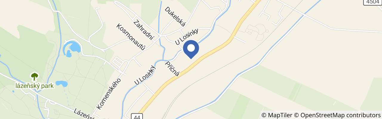 Mapa - Švihák lázeňský