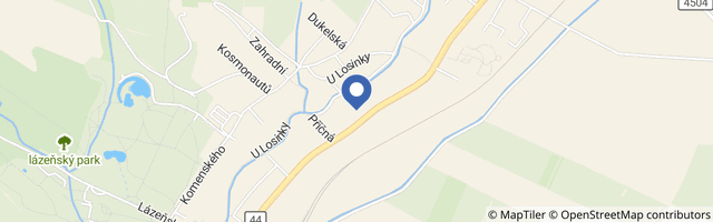 Mapa - Švihák lázeňský