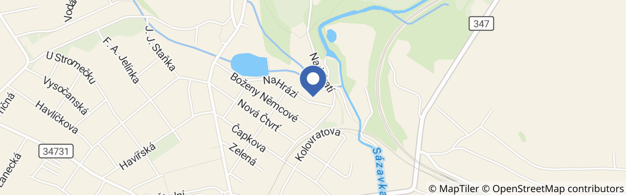 Mapa - Villa Zavadilka