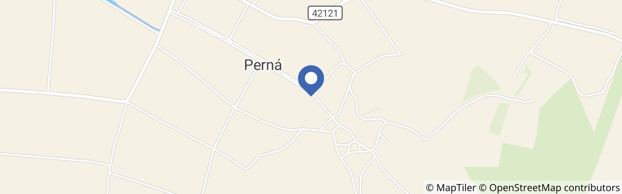 Mapa - Penzion Janota Perná
