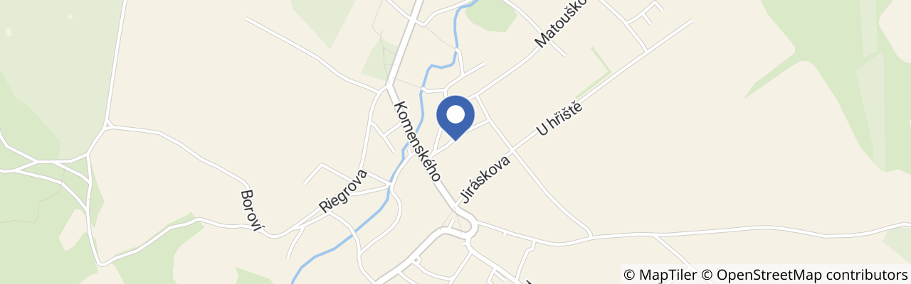 Mapa - Chalupa Tábůrek