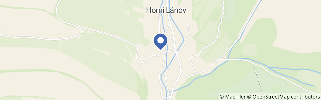 Mapa - Penzion Bílý Hořec