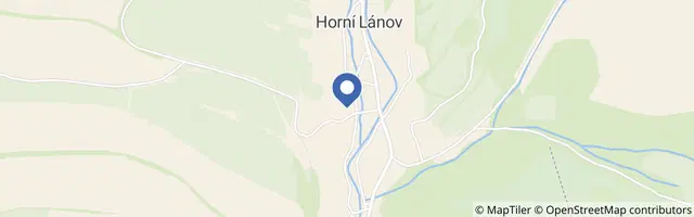 Mapa - Penzion Bílý Hořec