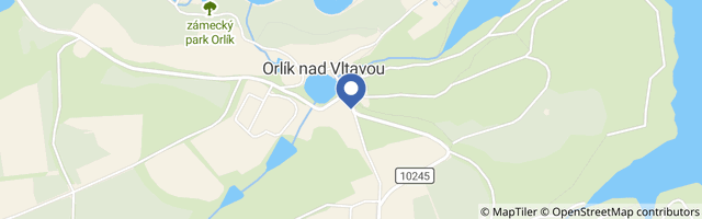 Mapa - Akvárium Orlík