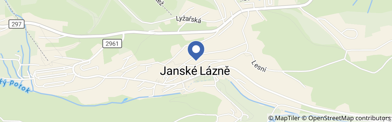 Mapa - Aquacentrum Janské Lázně