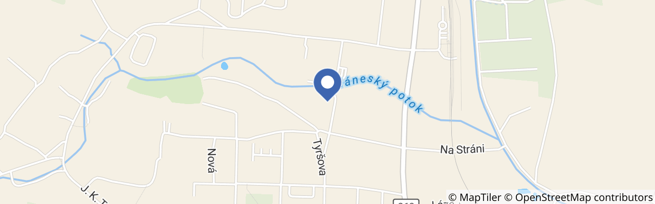 Mapa - Aquacentrum Moravská Třebová