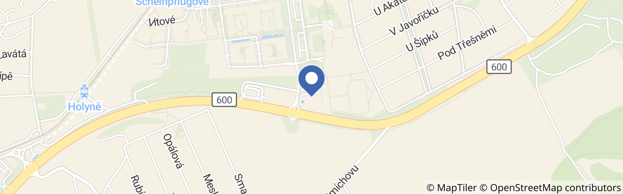 Mapa - Aquadream Barrandov