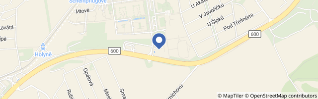 Mapa - Aquadream Barrandov