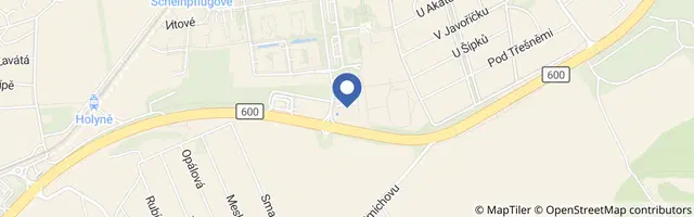 Mapa - Aquadream Barrandov