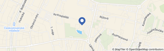 Mapa - Aquadrom Most