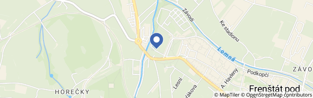 Mapa - Aquapark Frenštát