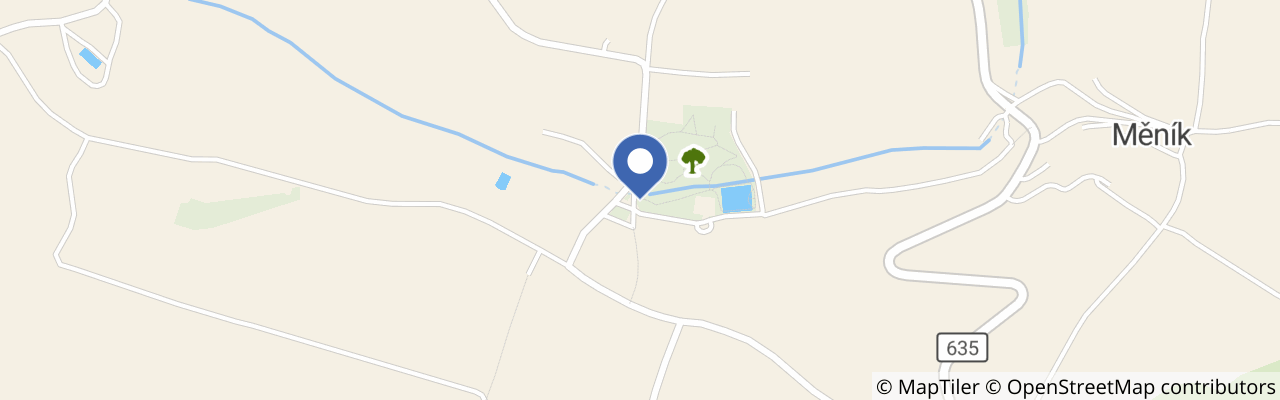 Mapa - Arboretum Bílá Lhota