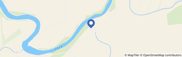 Mapa - Archeoskanzen Březno u Loun