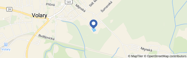 Mapa - Bazén a saunový svět Volary