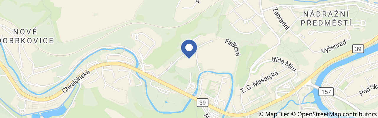 Mapa - Bazén Český Krumlov