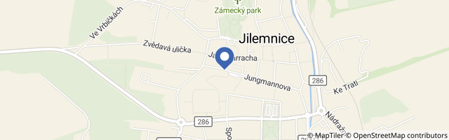 Mapa - Bazén Jilemnice