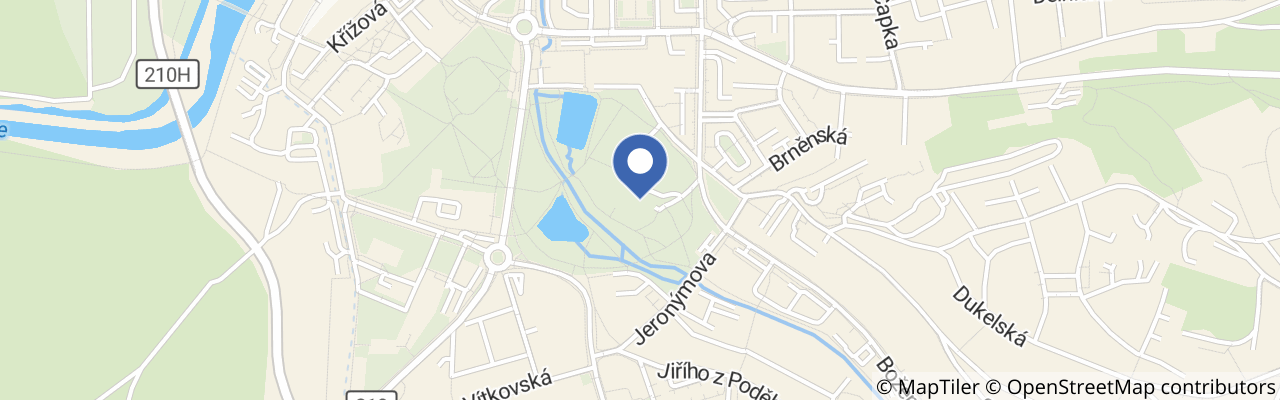 Mapa - Bazén Sokolov