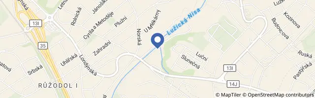 Mapa - EKOPark Liberec