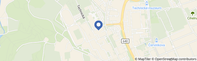 Mapa - Elektrikárium FEKT Brno