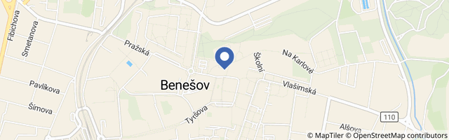 Mapa - Experimenta Benešov