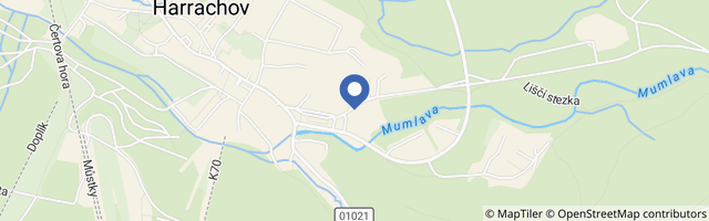 Mapa - Expozice Šindelka Harrachov