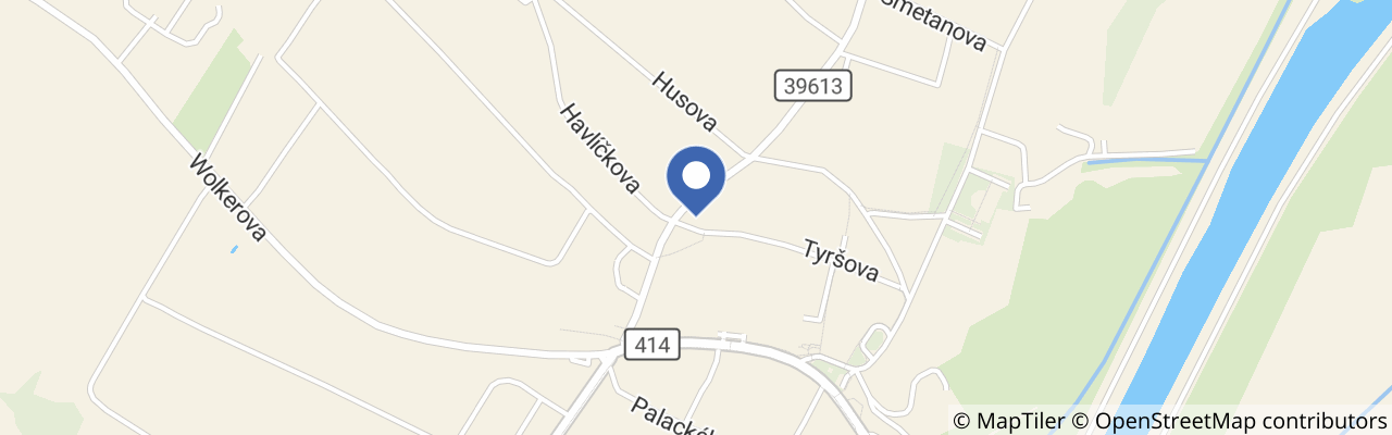 Mapa - Hotel 14Dveří