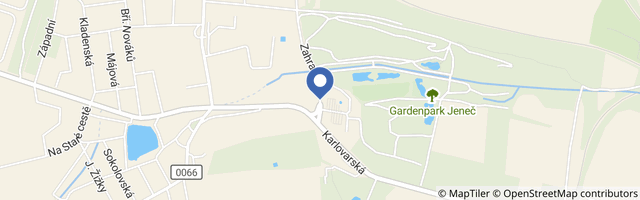 Mapa - Garden park Jeneč
