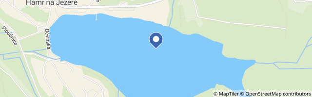 Mapa - Hamerské jezero