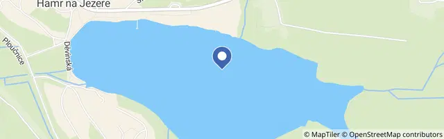 Mapa - Hamerské jezero
