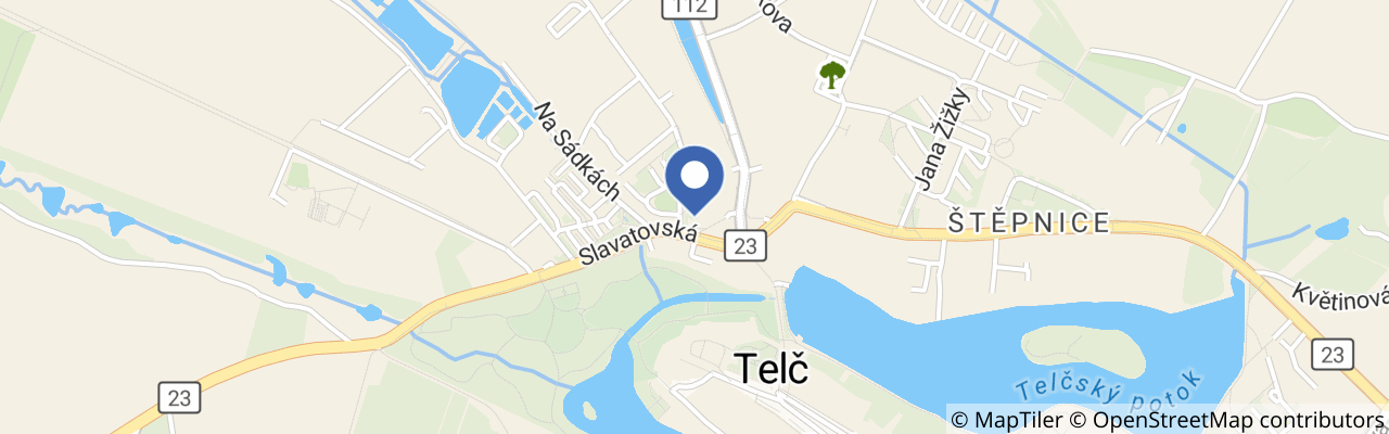 Mapa - Herna u zvířátek Telč