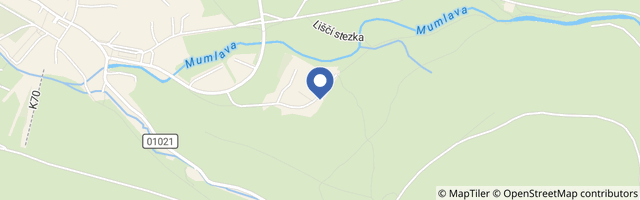 Mapa - Hornické muzeum Harrachov