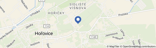 Mapa - Zámek Hořovice