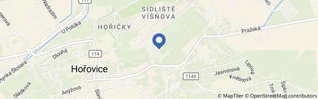 Mapa - Zámek Hořovice