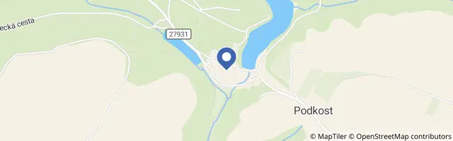 Mapa - Hrad Kost