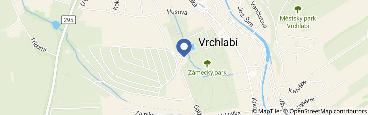 Mapa - Krkonošské centrum environmentálního vzdělávání Krtek