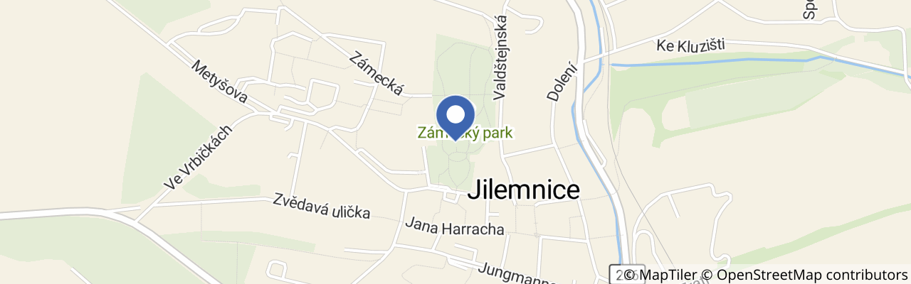 Mapa - Krkonošské muzeum Jilemnice