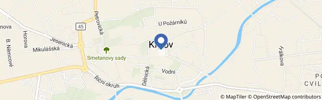 Mapa - Krnov