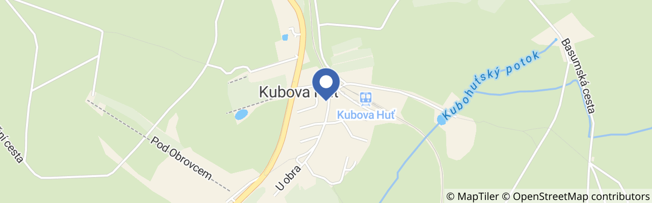 Mapa - Kubova huť