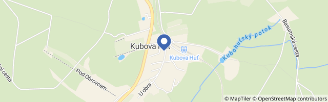 Mapa - Kubova huť