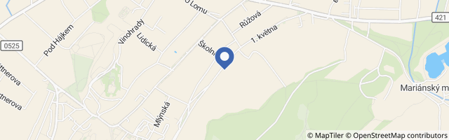 Mapa - Penzion Pod Vinicí